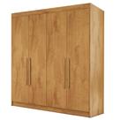 Guarda Roupas Casal 4 Portas 3 Gavetas 100% Mdf Tunis Madeirado