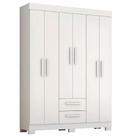 Guarda Roupas Casal 6 Portas 2 Gavetas Libano Branco Flex Notável Guarda Roupas Casal 6 Portas 2 Gavetas Libano Branco Flex Notável