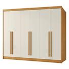 Guarda Roupas Casal 6 Portas 4 Gavetas 100% MDF Chipre