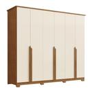 Guarda Roupas Casal 6 Portas 6 Gavetas Amarilis Madeirado/off White