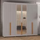 Guarda-Roupas Casal 6 Portas com Espelhos Multimóveis CR35242