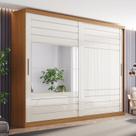 Guarda-Roupas Casal com Espelho 100% MDF Cayman