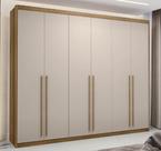 Guarda Roupas Casal Dubai Majestic 2.75mt Nature Fendi Vila Rica Guarda Roupas Casal Dubai Majestic 2.75mt Nature Fendi Vila Rica