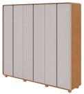 Guarda-Roupas Casal Loop 6 Portas com Pés - Lopas