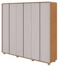Guarda-Roupas Casal Loop 6 Portas com Pés - Lopas