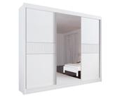Guarda Roupas Casal Los Angeles Ripado 2Pts 100% MDF DDoro Móveis Guarda Roupas Casal Los Angeles Ripado 2Pts 100% MDF DDoro Móveis