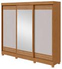 Guarda-Roupas Casal Nice 3 Portas 1 Espelho 4 Gavetas Flex com Pés - Lopas
