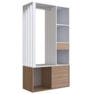 Guarda Roupas Closet 1 Gaveta 1 Cabideiro 2 Prateleiras Porta CL100B Montana Prodecor Guarda Roupas Closet 1 Gaveta 1 Cabideiro 2 Prateleiras Porta CL100B Montana Prodecor