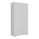 Guarda-roupas Infantil Flex 3 Portas E 2 Gavetas Algodão Doce Multimóveis Mp4245 Branco
