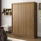 Guarda Roupas Luke Rustic 2 Portas de Correr Madesa Guarda Roupas Luke Rustic 2 Portas de Correr Madesa