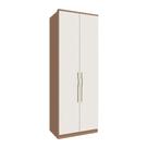 Guarda Roupas Modulado 2 Portas 3 Gavetas 841mm Setiba Plus Rimo Carvalho/Branco
