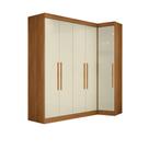 Guarda Roupas Modulado de Canto Madrid com 5 Portas e 2 Gavetas Maxel Guarda Roupas Modulado de Canto Madrid com 5 Portas e 2 Gavetas Maxel