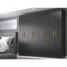 Guarda Roupas Paris 8 Portas Casal - Black Black