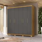 Guarda Roupas PB 6 Portas 100% MDF Mais Resistente e Durável Para Quarto Casal