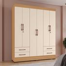 Guarda Roupas Portofino 100 MDF 6 Portas 4 Gavetas