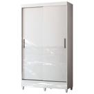 Guarda Roupas Solteiro 2 Portas De Correr 2 Gavetas Gaia Branco