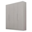 Guarda Roupas Solteiro 4 Portas Canadá Branco Leifer Móveis Guarda Roupas Solteiro 4 Portas Canadá Branco Leifer Móveis
