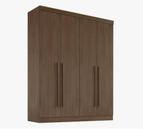 Guarda Roupas Solteiro Da Vinci Plus 4Pts 100% MDF DDoro Móveis