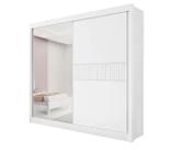 Guarda Roupas Titanium Ripado 2Pts 100% MDF DDoro Móveis