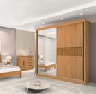 Guarda Roupas Titanium Ripado 2Pts 100% MDF DDoro Móveis