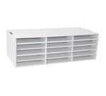 Guarda-sala de aula para armazenamento de papel de construção 9x12 brancos