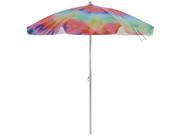 Guarda Sol bagum Alumínio 2 Metros Sombreiro Camping Praia Piscina Tie Dye - 10620 Belfix