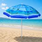 Guarda Sol de Praia Reforçado 1,67m com Proteção UV Estampa Sortida Haste 1,80m Guarda Sol de Praia Reforçado 1,67m com Proteção UV Estampa Sortida Haste 1,80m