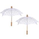 Guarda-sol de renda Toyvian Vintage Wedding Photo Props