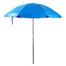 Guarda-Sol Gigante Para Praia Piscina Camping E Pesca 1,8 Mts Em Pvc E Alumínio Reforçado Azul Céu