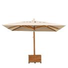 Guarda Sol Ombrelone Quadrado 2,50x2,50 M para Jardim e Piscina Proteção UV