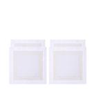 Guardanapo Bordado Branco Dourado 45x45 Kit 4 Rafimex