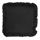 Guardanapo C/ Babado Preto 148 40cm C/ 2Unid Guardanapo C/ Babado Preto 148 40cm C/ 2Unid
