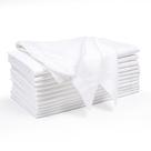 Guardanapo de jantar Ramanta Home White Premium Cotton, conjunto de 12 Guardanapo de jantar Ramanta Home White Premium Cotton, conjunto de 12