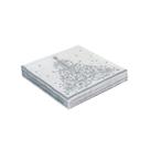 Guardanapo de natal árvore prata 32 x 32 folha tripla 20 und Guardanapo de natal árvore prata 32 x 32 folha tripla 20 und