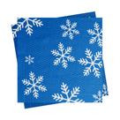 Guardanapo de Papel Estampado Flocos de Neve - 50 Unidades