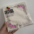 Guardanapo de Papel Folha Dupla Borda Floral 33x33 cm - Ponto das Festas - Inspire sua Festa Loja Guardanapo de Papel Folha Dupla Borda Floral 33x33 cm - Ponto das Festas - Inspire sua Festa Loja