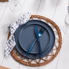 Guardanapo Home 4 Pcs Grid Azul 40X40