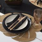 Guardanapo Home 4 Pcs Preto 40X40 Guardanapo Home 4 Pcs Preto 40X40