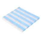Guardanapo Papel Decorado Listrado Azul Bebê Branco - 20 un