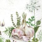 Guardanapo para Decoupage Ihr 33x33 Alho C/ 2 Unidades