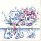 Guardanapo para Decoupage Ihr 33x33 Flor de Porcelana C/ 2 Unidades