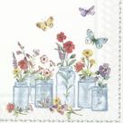 Guardanapo para Decoupage Ihr 33x33 Flores Potes de Verão C/ 20 Unidade