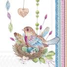 Guardanapo para Decoupage Ihr 33x33 Ninho de Pássaro C/ 2 Unidades