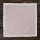 Guardanapo Renda Guipir Bege Poli-Linho 45X45Cm Rafimex Guardanapo Renda Guipir Bege Poli-Linho 45X45Cm Rafimex