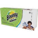 Guardanapos Bounty acolchoados de 1 camada 30,7 cm x 30,7 cm 100/PK brancos Guardanapos Bounty acolchoados de 1 camada 30,7 cm x 30,7 cm 100/PK brancos