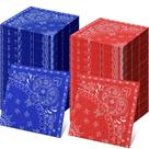 Guardanapos de bandana Teling de 2 camadas Western Party descartáveis x100