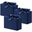 Guardanapos de cetim P Pothuiny Silky Azul-marinho 43x43cm 50 unidades
