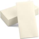 Guardanapos de champanhe descartáveis Linen-Feel, pacote com 50
