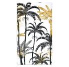 Guardanapos de convidados Gift Boutique Palm Tree Beach pretos e dourados