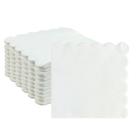 Guardanapos de coquetel GBPLAIN, papel recortado, 100 unidades (branco)